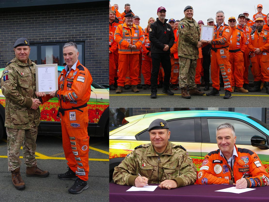 British Motorsports Marshals Club sign Armed Forces Covenant 